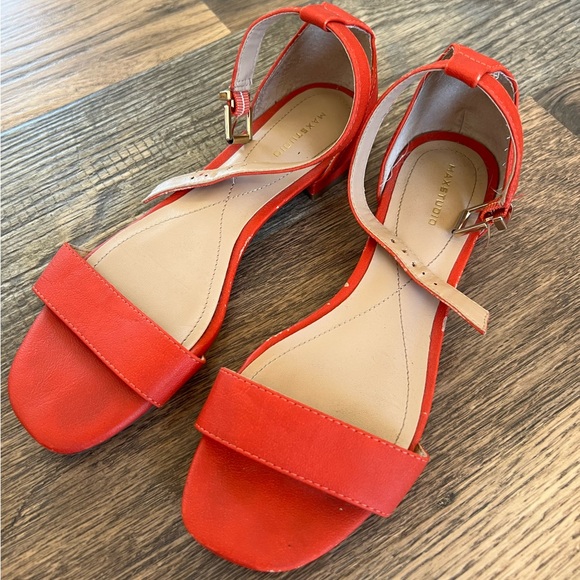Max Studio Cherry Red Summer Sandals - Picture 2 of 4